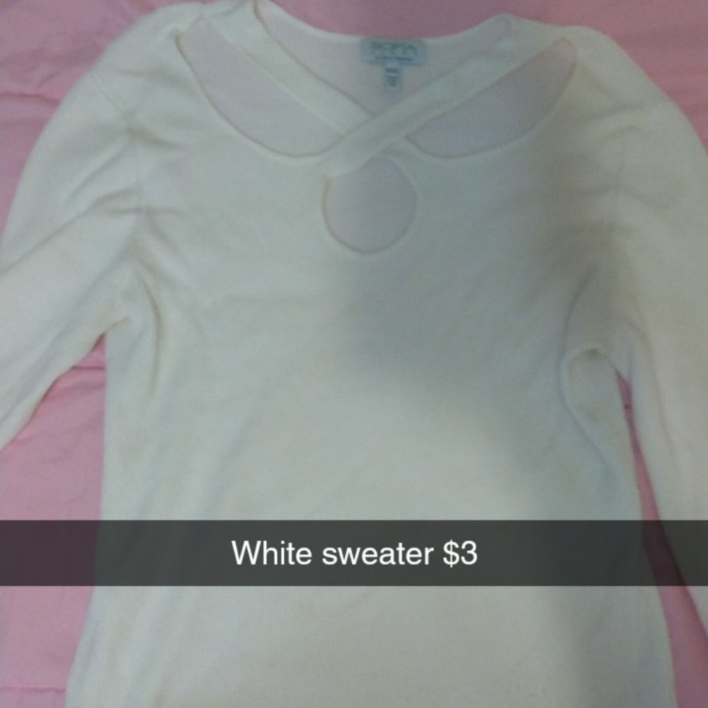 White sweater